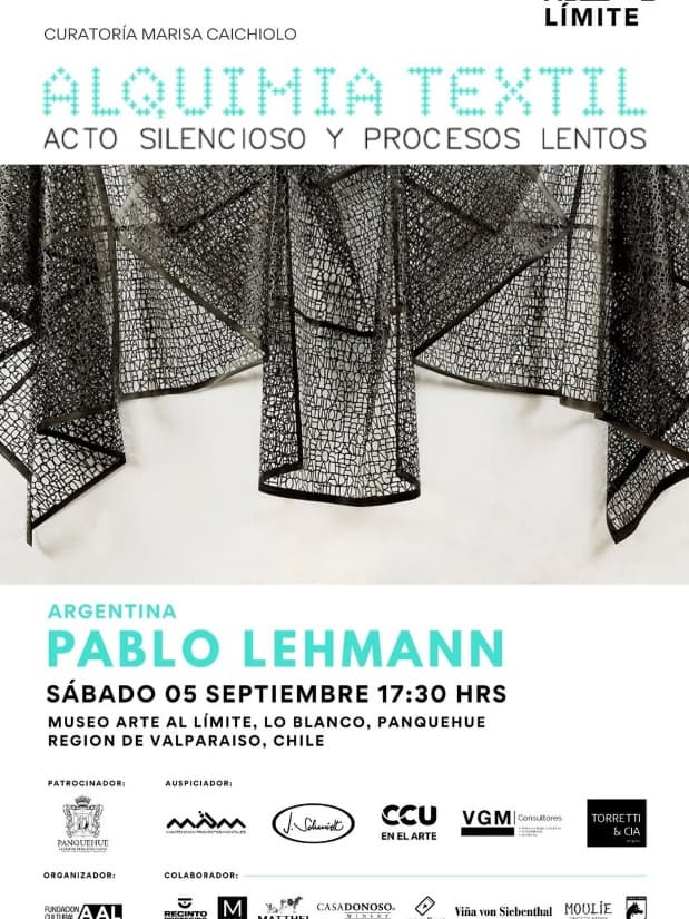 Alquimia Textil: Acto Silencioso y Procesos Lentos
