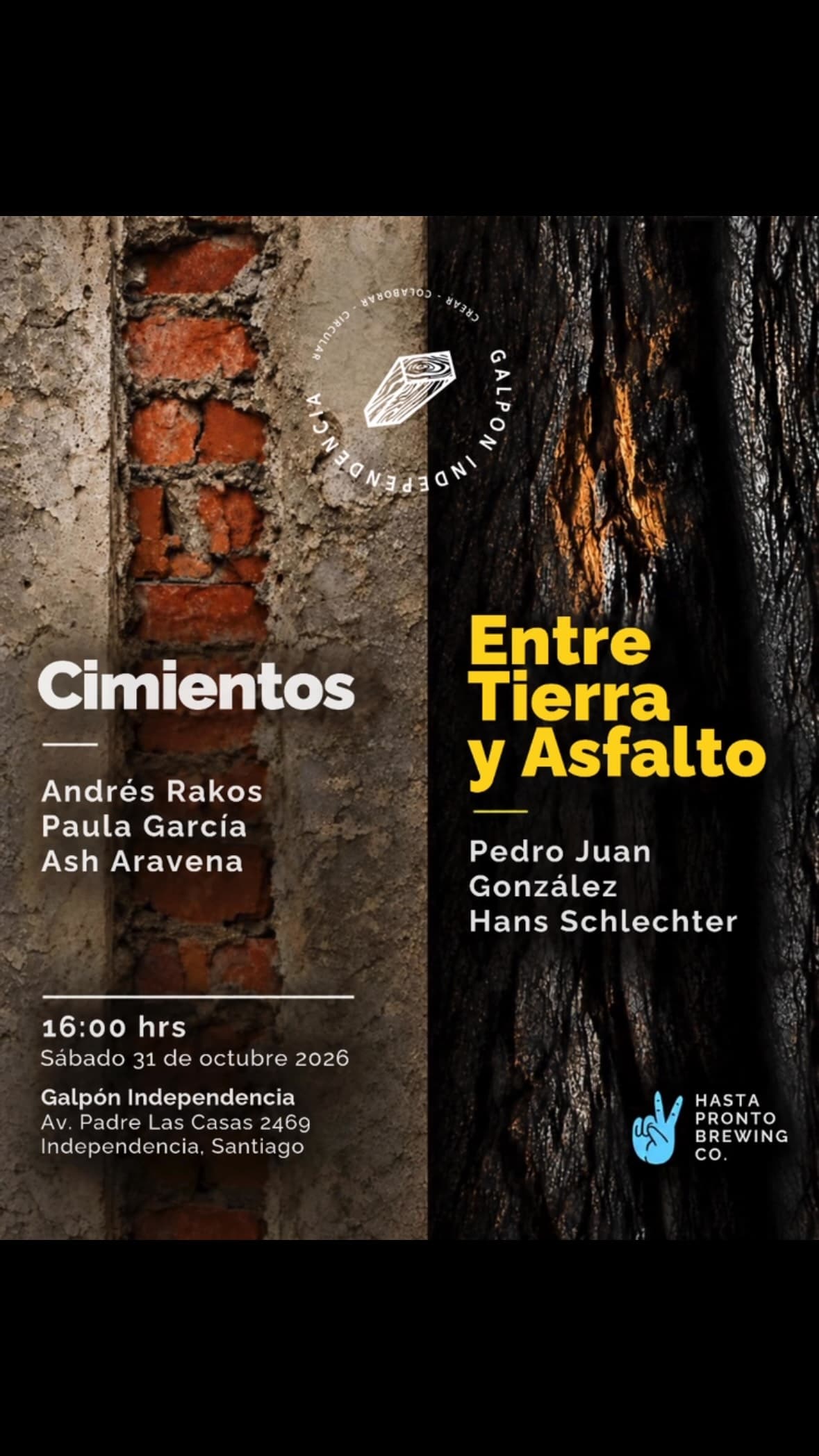 Este sábado 31 de octubre inauguramos dos nuevas muestras !