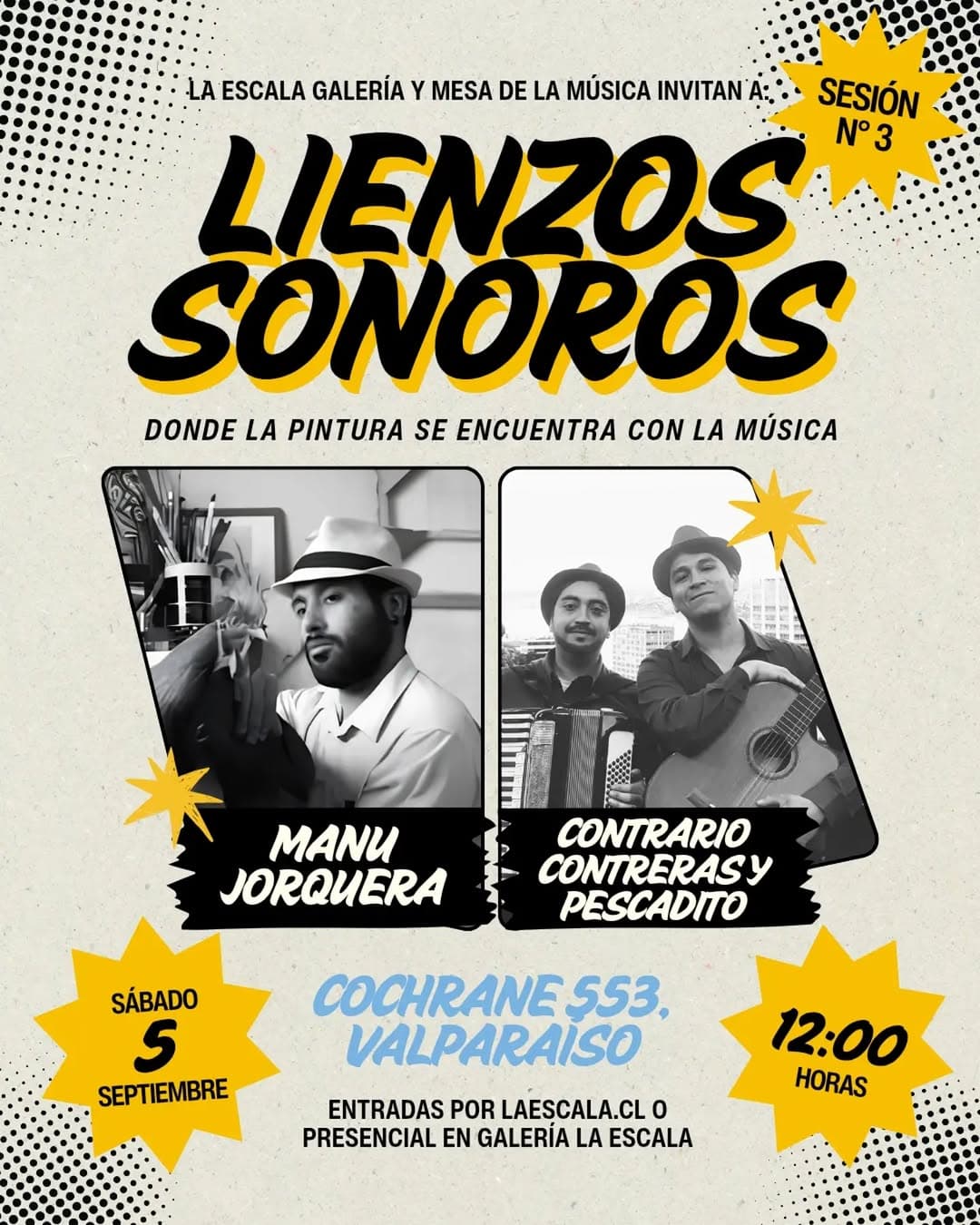 Lienzos Sonoros vuelve con su 3ª sesión 🇨🇱🎶